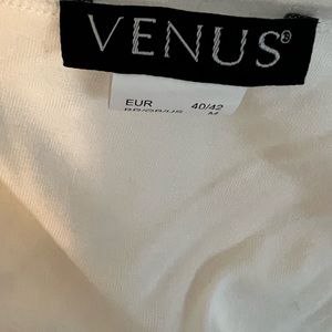 White into Hot pink tank dress